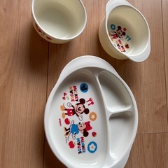 子ども　食器　トリオセットの画像
