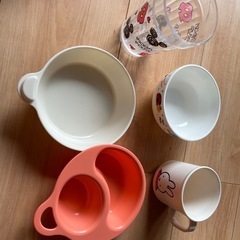 子ども　食器　トリオセットの画像