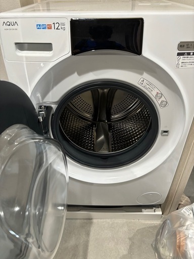 値下げ交渉可能【ドラム式洗濯機】【AQUA】