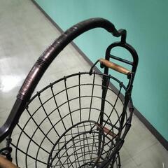 さらに値下しました。 金属製 キッチンバスケットスタンド 3段 美品の画像