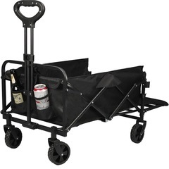 新品　キャリーワゴン アウトドアワゴン 折りたたみ【強化版 テール延長収納】大容量135L キャリーカート  6500の画像
