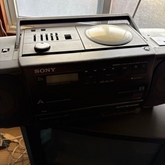 ソニー　コンポ　ラジカセの画像