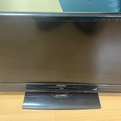 MITSUBISHI Blu-rayプレーヤー内蔵テレビ 32インチリモコン付き