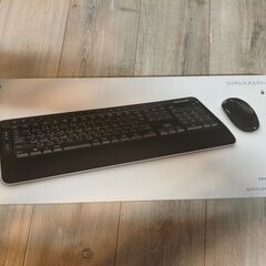 マイクロソフト　キーボード&マウスセットの画像