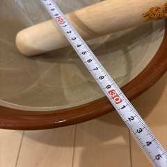 すり鉢(31cm)の大鉢
とすりこぎのセットの画像