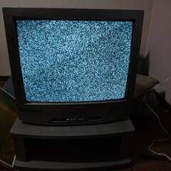 SHARP　ブラウン管テレビ　テレビ台付き