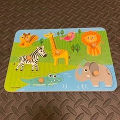 取っ手付きパズル 動物