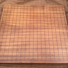 囲碁 (碁盤＋碁石セット)  囲碁盤 天然木製品 455×422mm 厚さ57mm 　の画像