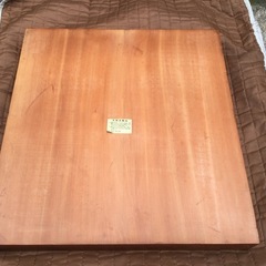 囲碁 (碁盤＋碁石セット)  囲碁盤 天然木製品 455×422mm 厚さ57mm 　の画像