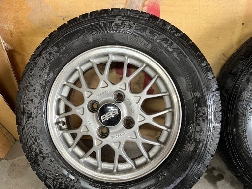 【手渡し限定】スバル純正　BBS FORGED 13インチ　4穴　PCD100