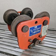 値下げ可 チェーンブロック ELEPHANT トロリー 1/2T...