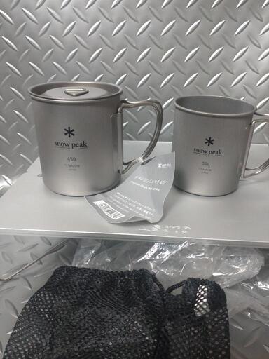 ULキャンプ登山【スノーピーク】チタンマグ湯沸しセット　コーヒーツーリング　クッカー
