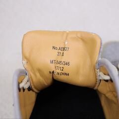 【受付中】スニーカー EDWIN AMERICANINO AE827 MT-345/346 27.0cm グレー/カーキ 試し履きのみの画像