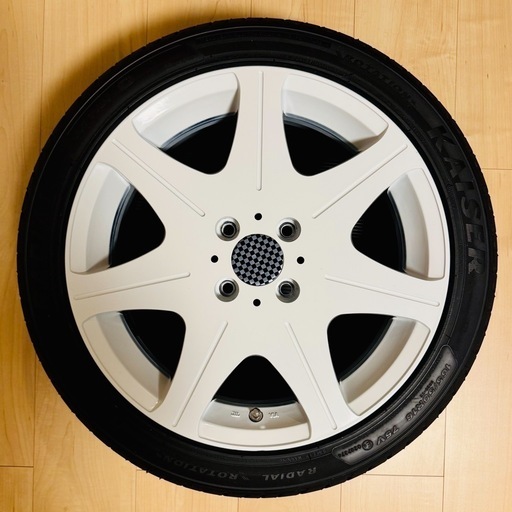 美品！【タイヤ付きホイール4本】16インチ4穴PCD100　　　