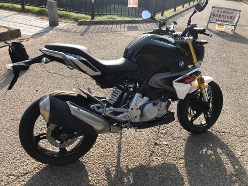 バイク売ります　　G310　車検25/12月　現在ナンバー付　走行距離28,000km 渡し後廃車