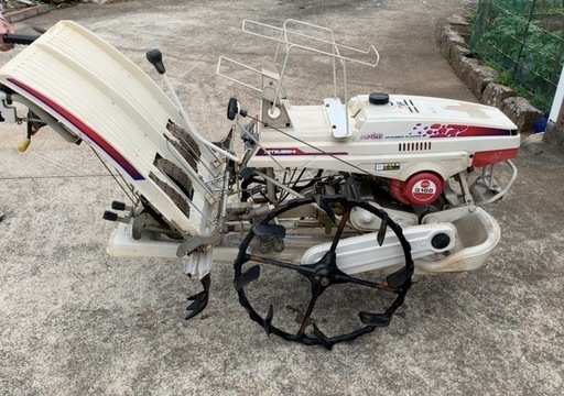 【配達相談】長崎県諫早市　棚田でも活躍　三菱　田植え機　2条 植え 配達相談】長崎県諫早市棚田でも活躍三菱田植え機2条 植え (勝) 小長井