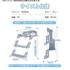 折りたたみ補助便座:の画像