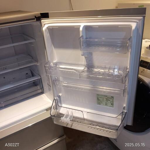 アクア 冷蔵庫 420L 観音開き 4ドア 幅70cm LED庫内灯 マイクロ