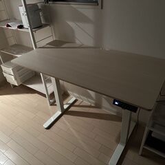 電動デスク＋デスクチェアセット(ErGear 120cmx60c...