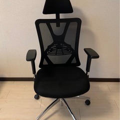 黒 メッシュ オフィスチェア Ticova

