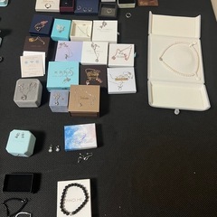 銀アクセサリーまとめ売り35点…専用箱ありブレスレット指輪ピアス...