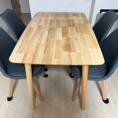 【美品】ダイニングテーブル＆椅子4セット 