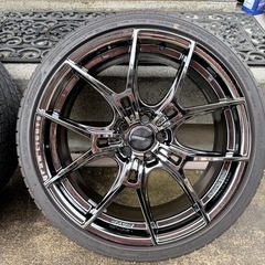 RAYSグラムライツ57FXZ 8J8.00-19インチ　タイヤセット