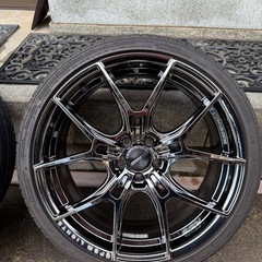 RAYSグラムライツ57FXZ 8J8.00-19インチ　タイヤセットの画像