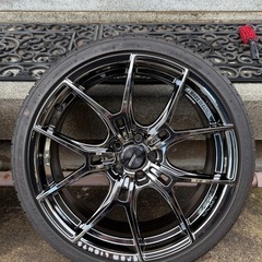 RAYSグラムライツ57FXZ 8J8.00-19インチ　タイヤセットの画像