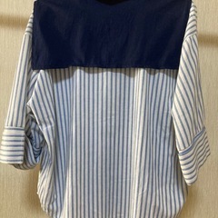 ストライプシャツ　レディースの画像