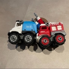 ジョーゼン　ゴミ収集車　消防車