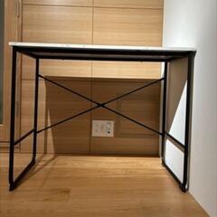 【美品】大理石柄デスク