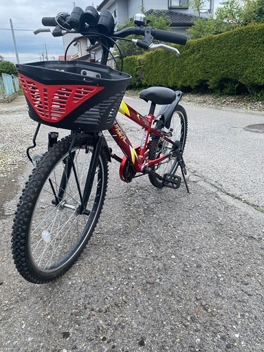 サイズ22子供の自転車6段です。