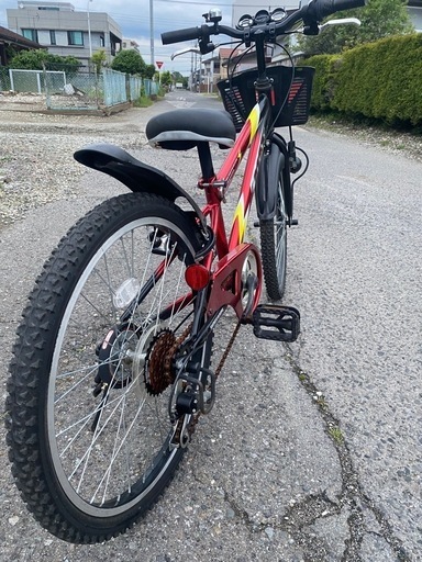 サイズ22子供の自転車6段です。