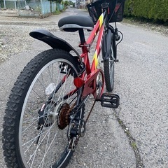 サイズ22子供の自転車6段です。の画像
