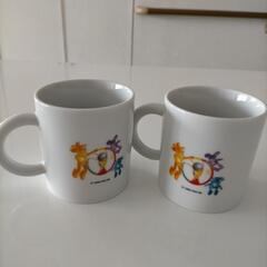 2002年日韓W杯　マグカップ2個セットの画像