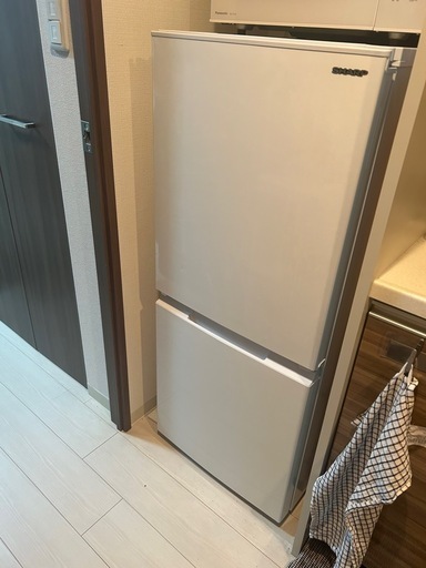 美品・付属品完備】SHARP 冷凍冷蔵庫 SJ-D15J-W（152L）1年半