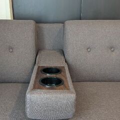 収納付きソファーベッド(傷あり)の画像