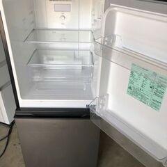 NO B204 ★格安特価★福岡市内配送設置無料★冷蔵庫 シルバー AQR-14N-S [幅49.5cm /135L /2ドア /右開きタイプ /2023年]の画像