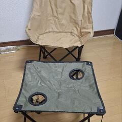 キャンプ アウトドアに折り畳みテーブルセット