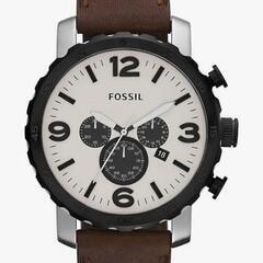フォッシルの腕時計　日付表示　生活防水　FOSSIL　クロノグラフの画像