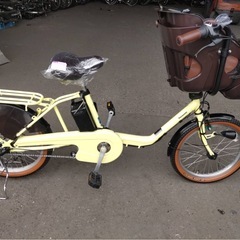 試乗🉑新車仕上げ⭐️中古子供乗せ電動自転車 パナソニックギュット前乗せ