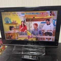 東芝テレビ26インチ ジャンク リモコン、B-CASカードあり
