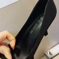 25cm【美品】ヒール　サンダル　パンプスの画像