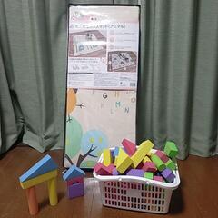 【つみきのおまけ付き】たためるキッズマットの画像