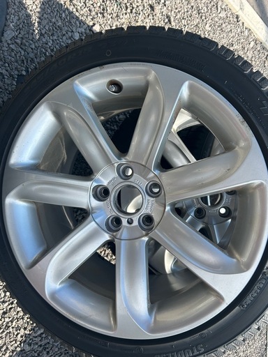 最終売り切り！アウディTT純正ホイール、タイヤ４本 セット　ロックナット付き