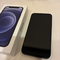 【美品】Apple iPhone 12 mini ブラック 本体の画像