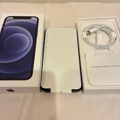 【美品】Apple iPhone 12 mini ブラック 本体の画像