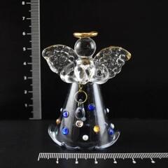 〖新品〗ガラス細工 ビジューエンゼルベル インテリア 工芸品 天使の画像