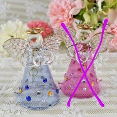 〖新品〗ガラス細工 ビジューエンゼルベル インテリア 工芸品 天使